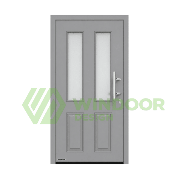Стоманена външна врата Thermo65, мотив THP 410S, Hormann