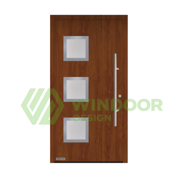 Стоманена външна врата, Thermo65, мотив THP 860S, Hormann - АКЦИЯ